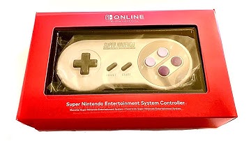 Super Nintendo Entertainment System Controller - NINTENDO SWITCH - AMBIENT UNBOXING