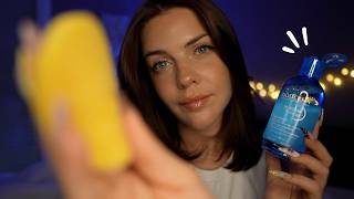 ASMR - Soin du visage rafraîchissant 🧊pour bien dormir cette nuit