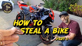 Starting a CBR600RR without a key