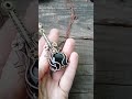 Wire wrap, violin necklace, violin