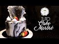 TUTO : Gâteau Marbre / Cake Design marbré