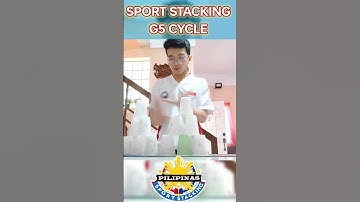 Fast Sport Stacking Cycle Warmup in 6 Seconds! #cupstacking #fast #shorts