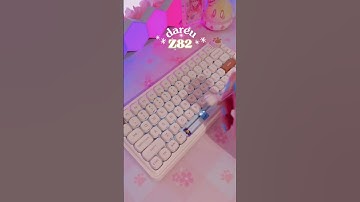 Cute Keyboard ASMR 🥐🤎 ft. Dareu Z82 ✨