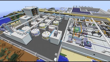 Gregtech 6u Base Tour with Pol3maj part 2/3 - Fuel Production