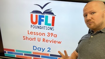 Mr. Holland’s UFLI Lesson 39a (Short U Review) Day 2