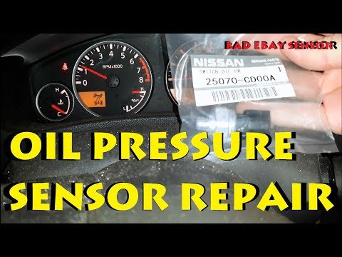 2006 Nissan Pathfinder Oil Pressure Sensor Repair (Bad Ebay Sensor)