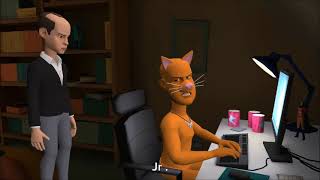 Happy Chapman (Garfield 2004) makes 12 fake VHS openings and gets grounded by Garfield