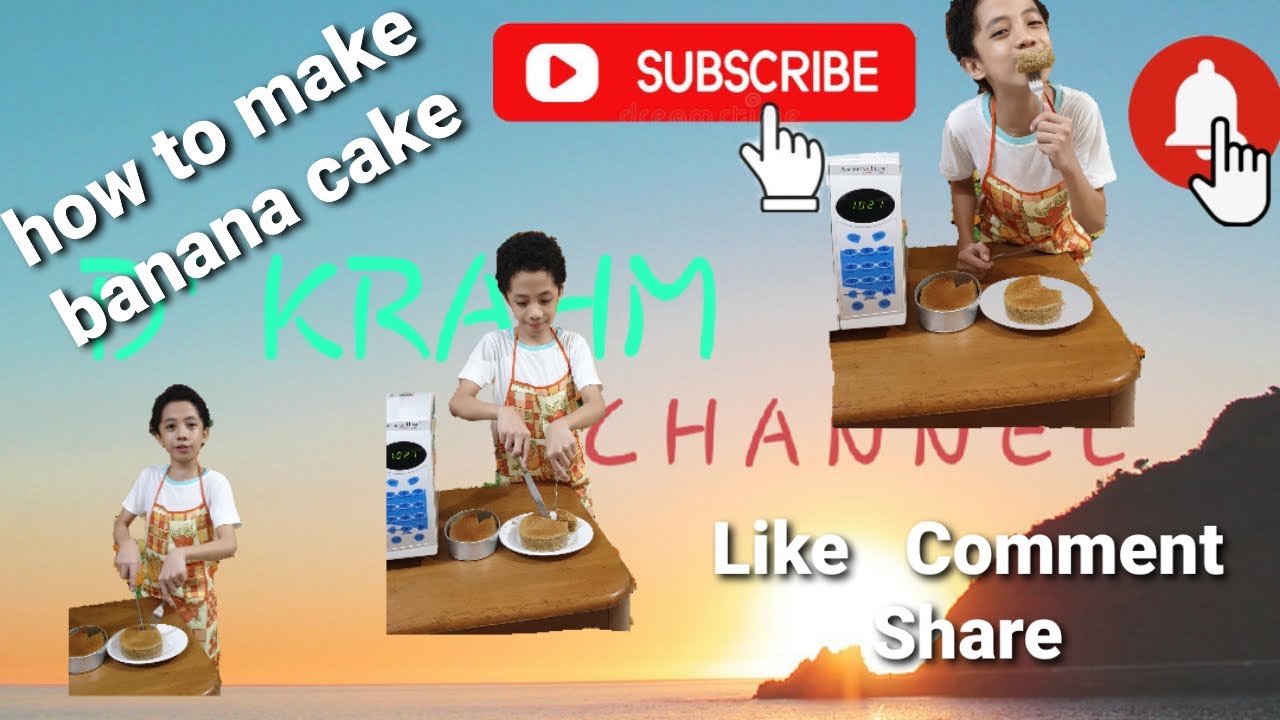 HOW TO MAKE A BANANA CAKE | D' KRAHM