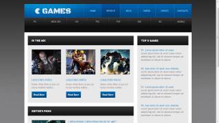 Game Portal Website Template