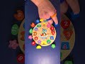 Learn NUMBERS with a CLOCK! ⏰🔢✨ #fun #shorts