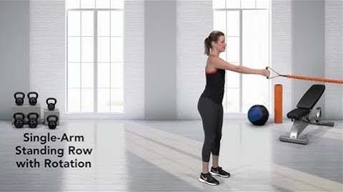 How to do a Single-Arm Standing Row with Rotation