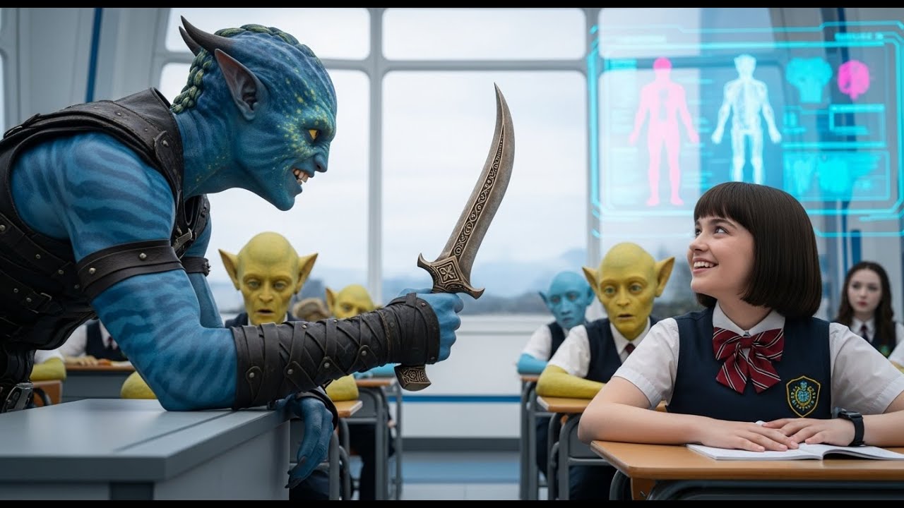 Classroom Panic Began with a Knife — It Ended When the Deathworld Girl Smiled | HFY | Best Stories