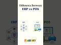 Difference between ERP(Enterprises Resources planning) VS POS #pointofsale  #shorts