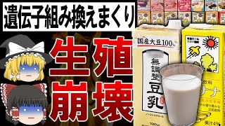 【ゆっくり解説】豆乳を飲むと子供が出来なくなる？！誰も知らない豆乳のヤバすぎる闇