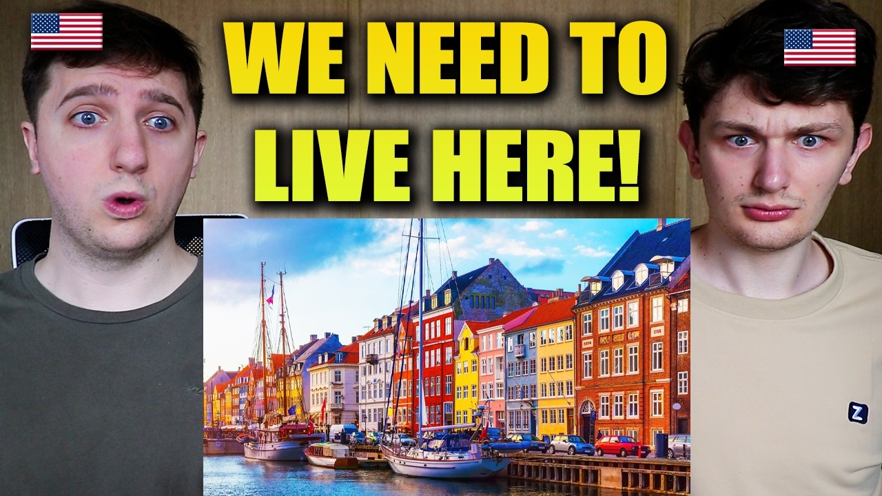 Реакция американцев на Копенгаген, Дания! | Самый счастливый город в мире?!