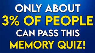 How SHARP Is Your MEMORY? - TOUGH General Knowledge Quiz! Wealth