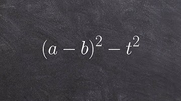 How to use the difference of two squares to factor