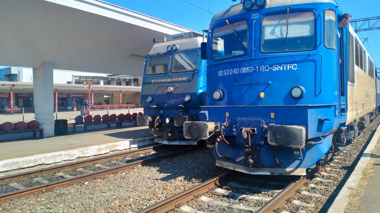 TRENURI SI MANEVRE IN GARA CONSTANTA.