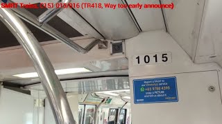 Wrong Announcement Smrt Khi C151 015016 Sembawang Woodlands