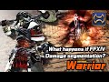 【Warrior/战士】What happens if FFXIV Damage segmentation?当FF14伤害动画分段显示会怎么样?