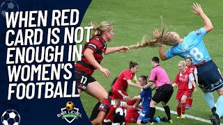 when a red card isn't enough | WOMENS FOOTBALL | Bar Level Debate Show