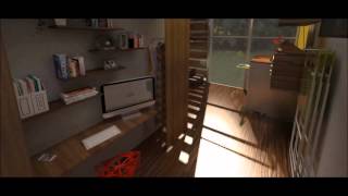 NY FORM - Alloggio per studenti animazione 3D