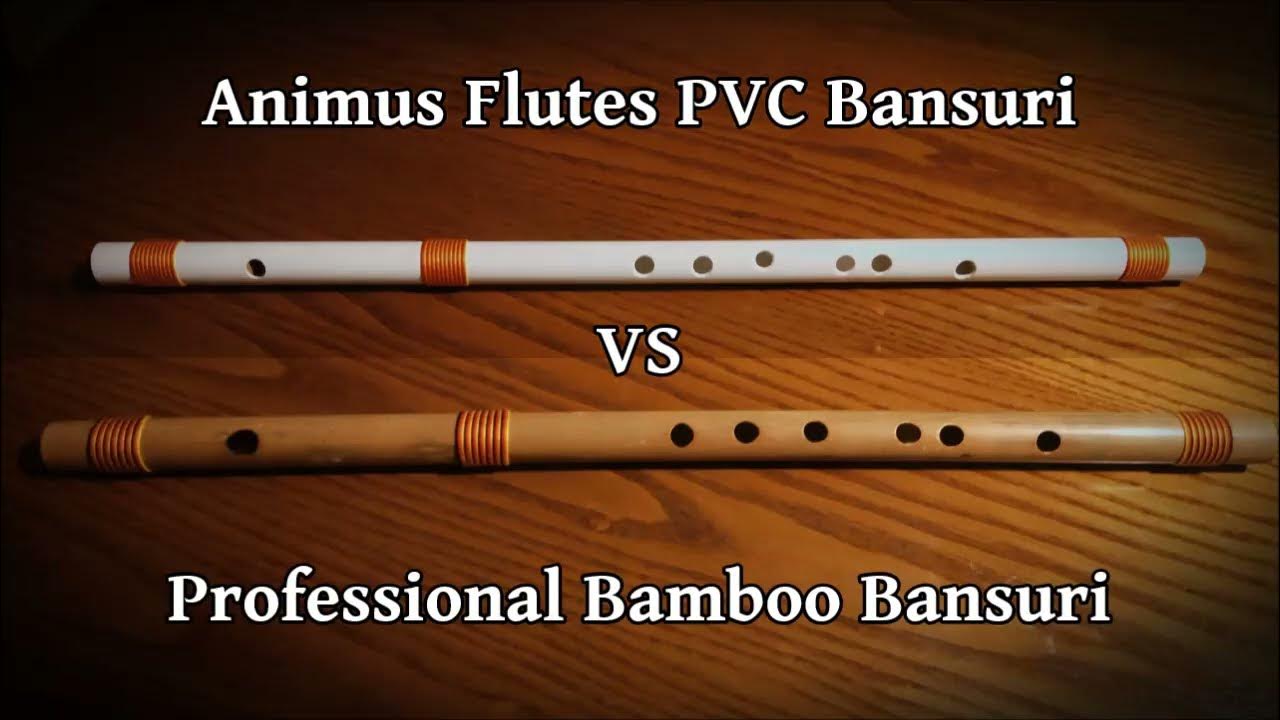 Professional bansuri comparison bamboo VS PVC YouTube