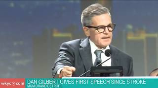 Watch: Cleveland Cavaliers owner Dan Gilbert gives first public remarks since stroke