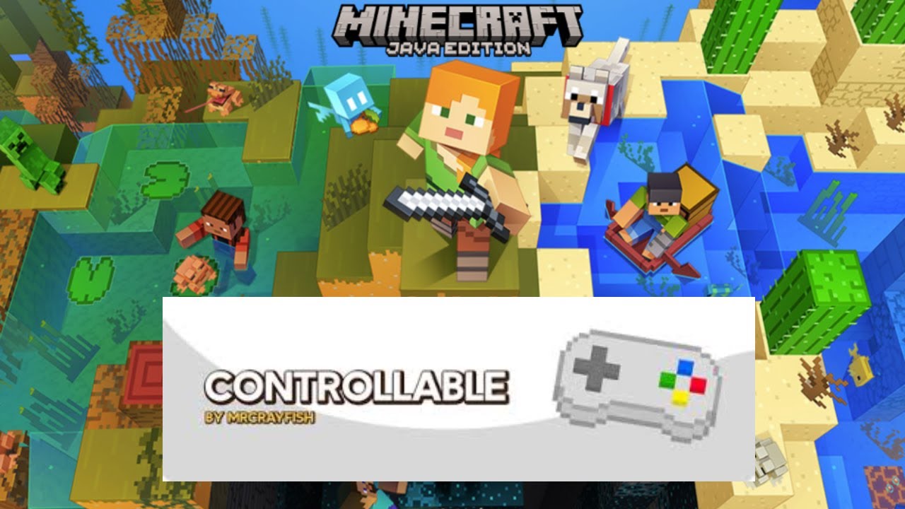 This Mod Minecraft Lets YOU use a CONTROLLER in Java Edition!! - YouTube