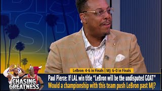 Paul Pierce says if Lebron wins title this season he will be “undisputed GOAT!?” #basketball #nba