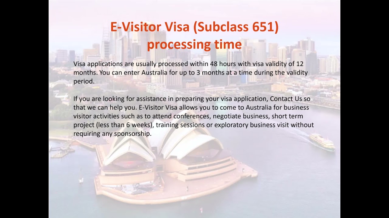 Australian tourist visa 651 | Visa Agent Australia