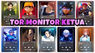 Tor Monitor Ketua Versi - Gojo, Sukuna, Boboiboy Fang, Miya, Lesley, Yuta, Miku, Eren, Levi