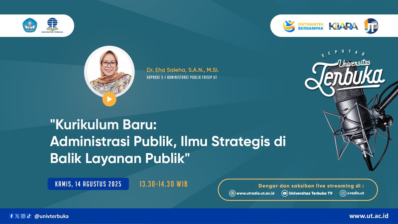 Kurikulum Baru : Administrasi Publik, Ilmu Strategis di Balik Layanan Publik~ Seputar UT