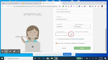 Create An Account in Smart Music