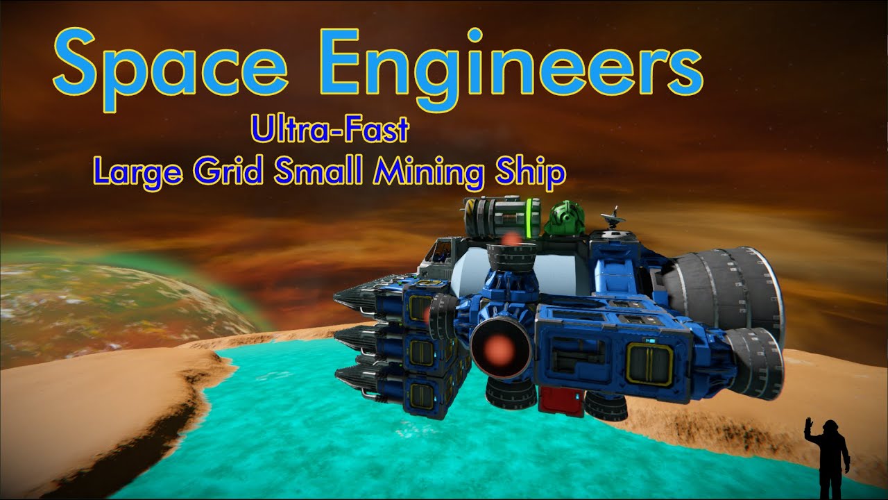 Space Engineers 2025 Small Mining Ship DrillSystem and Azimuth ore ...