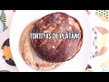 Pancakes o Tortitas de Platano Postres Mil