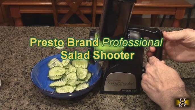 Vtg Presto Salad Shooter Electric Food Slicer Shredder 02910