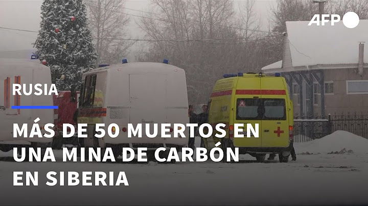 Aumentan a medio centenar los muertos por accidente en mina rusa de Siberia | AFP
