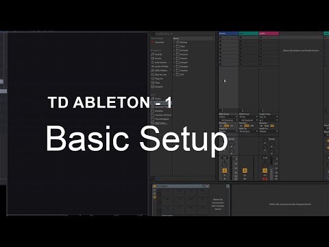 Basic Setup – TouchDesigner + Ableton Tutorial 1