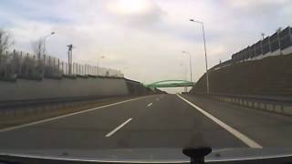 Chwilę przed karambolem na [S-1] w Bielsku-Białej