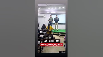 Gaurav Sir अचानक पहुंचे Offline Batch मे 🔥😲 || Kumar Gaurav Sir #world_record_ka_gaurav #shorts