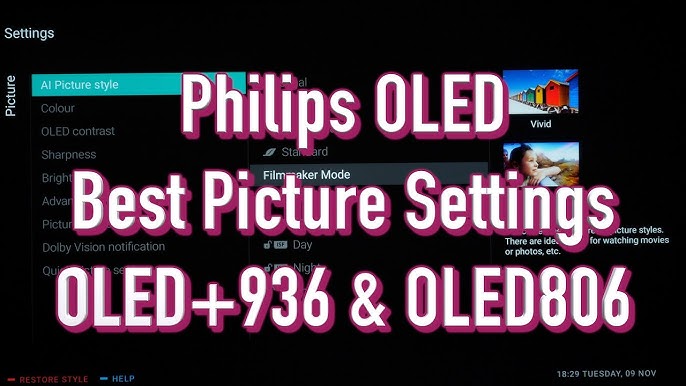 Philips 55 Oled 856 /12 Ambilight 4 TV, Testing Ambilights & Hue