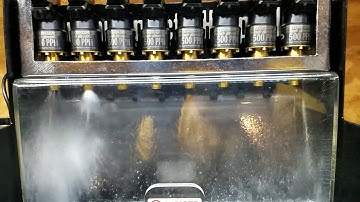 Billet atomizer 500pph injectors spray in slow motion