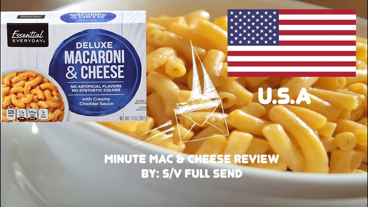 Minute Mac & Cheese Reviews – U.S.A. (Essential Everyday Brand – Deluxe)