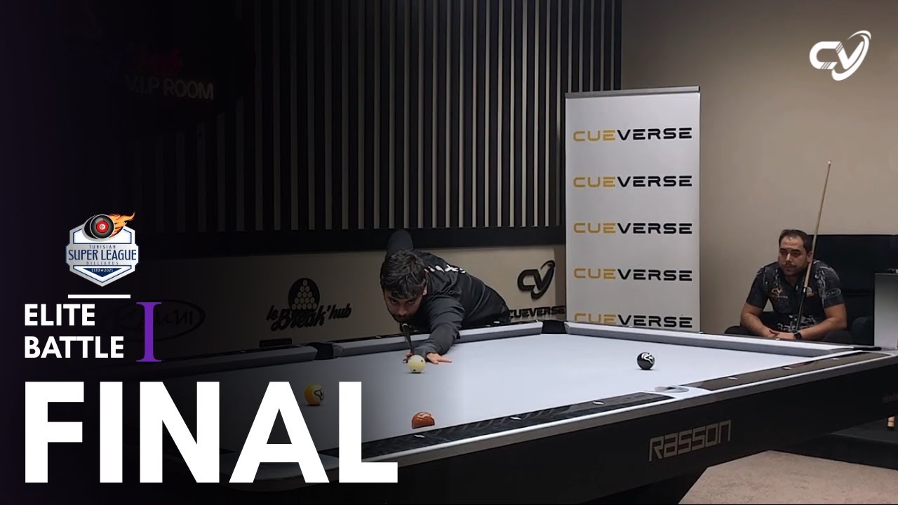 Image of video the Bouhaja Malek VS Nasri Ahmed | FINAL | 2025 ELITE BATTLE  | 9-BALL 14