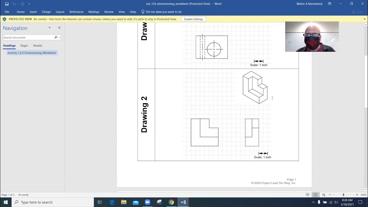 IED 1 2 4 dimensioning worksheet 2 - YouTube