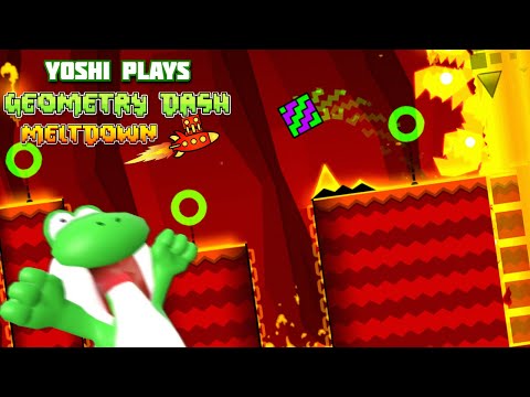 Yoshi plays - GEOMETRY DASH: Meltdown !!!