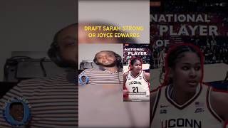 Who would you draft today @Sarah🫶🏾 or Joyce Edward’s?? #reaction #WNBA #womenssports #basketball