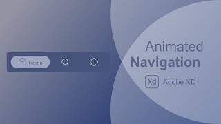 Navigation Menu Bar Animations in Adobe Xd! | smooth Transform + Auto Animate screenshot 5