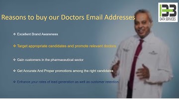 Doctors Email Addresses – Doctors Mailing Lists – Doctors Email - USA